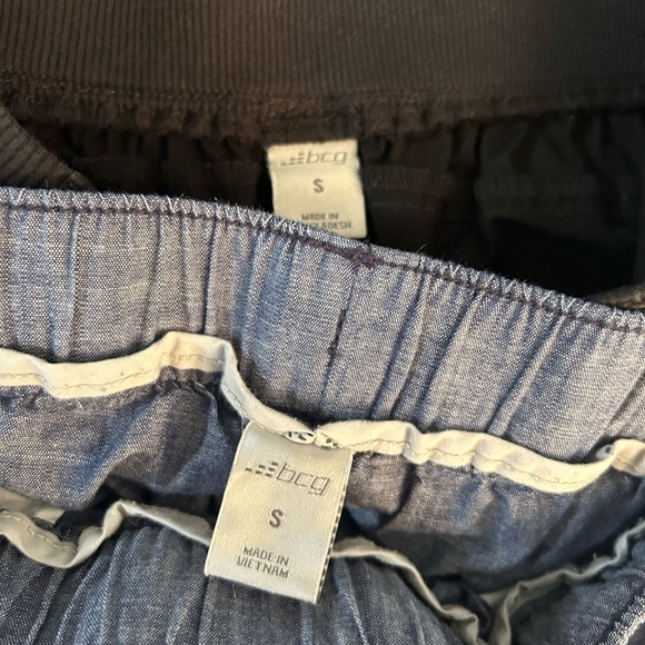 BCG Black and Blue Drawstring casual women’s Shorts bundle of 2. Sz-S.  E7 - Picture 4 of 12